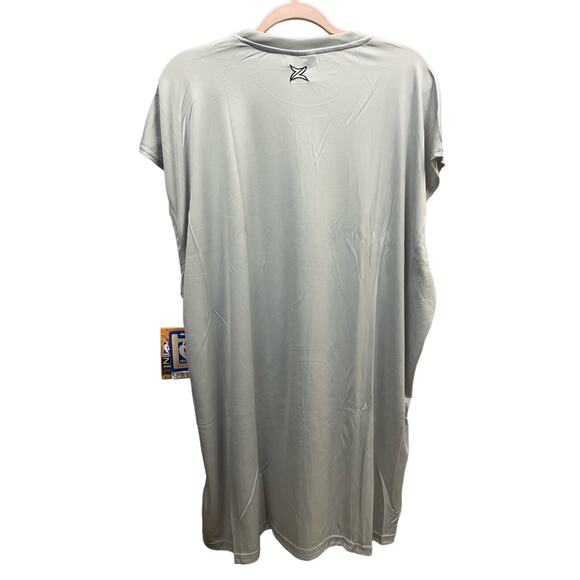 New York Knicks NBA Men ZipWay Change “N” The Game Cut Off Tank Size 4X Gray NWT - Picture 2 of 7